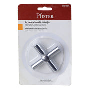 Manija metálica forma de cruz Pfister