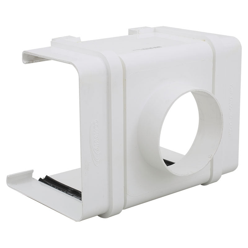 Boquilla redonda 3" para canoa de alto caudal
