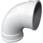 Codo 90° PVC 2" para canoa con protección UV