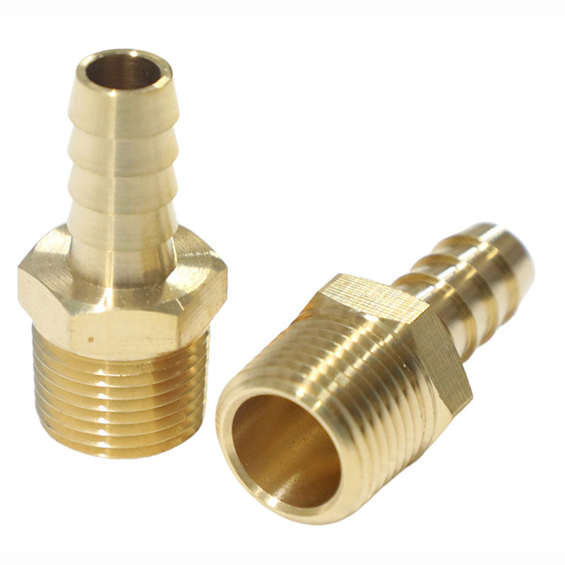 NPT 3/8" x 1/4" hose barb connector