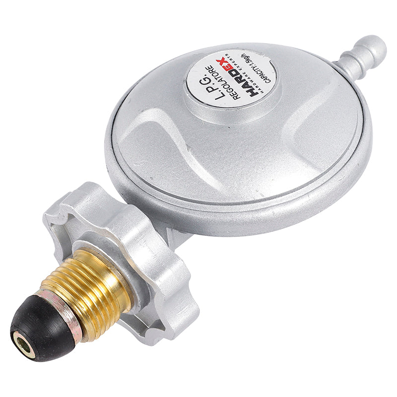 Gas regulator with threaded connection