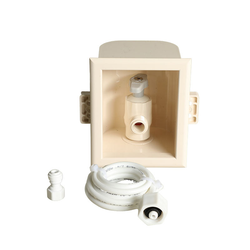 Built-in ice maker box with Gbox valve