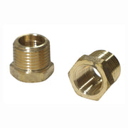 Reducción bushing bronce NPT 1/2" a 3/8"