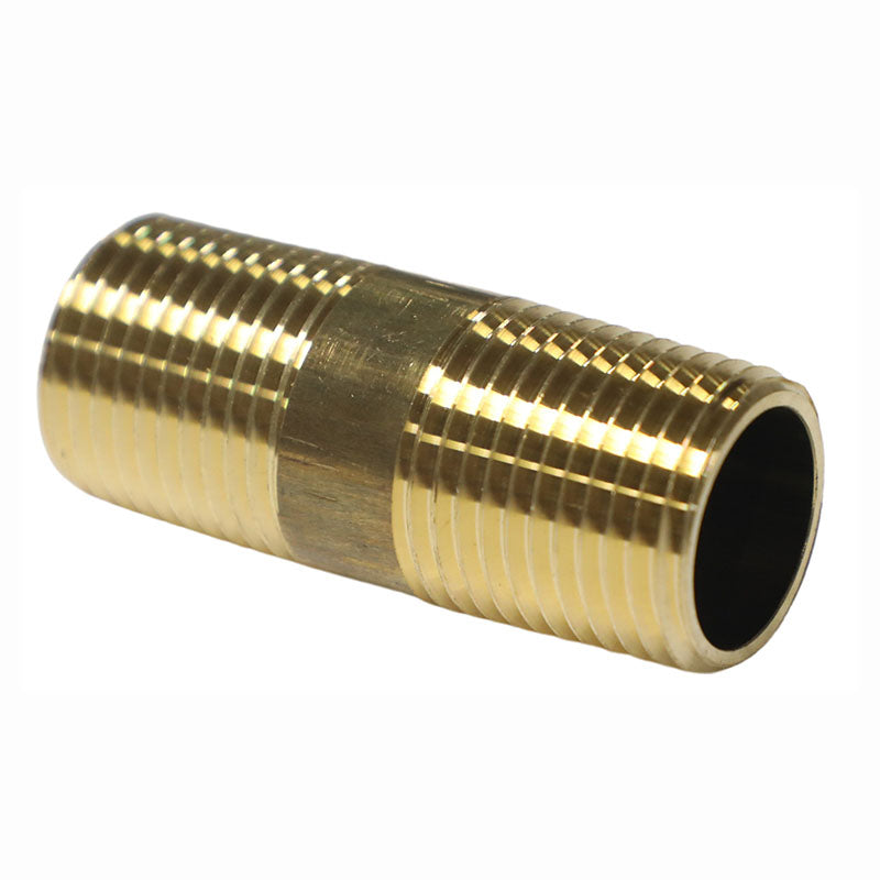 Niple de bronce 1/2" x 2"