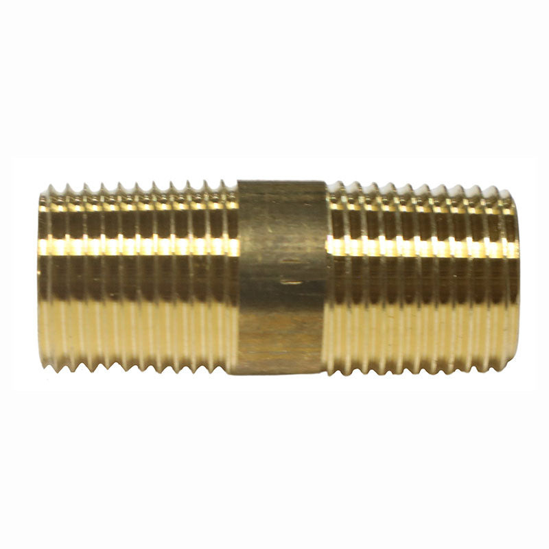Niple de bronce 1/2" x 2"