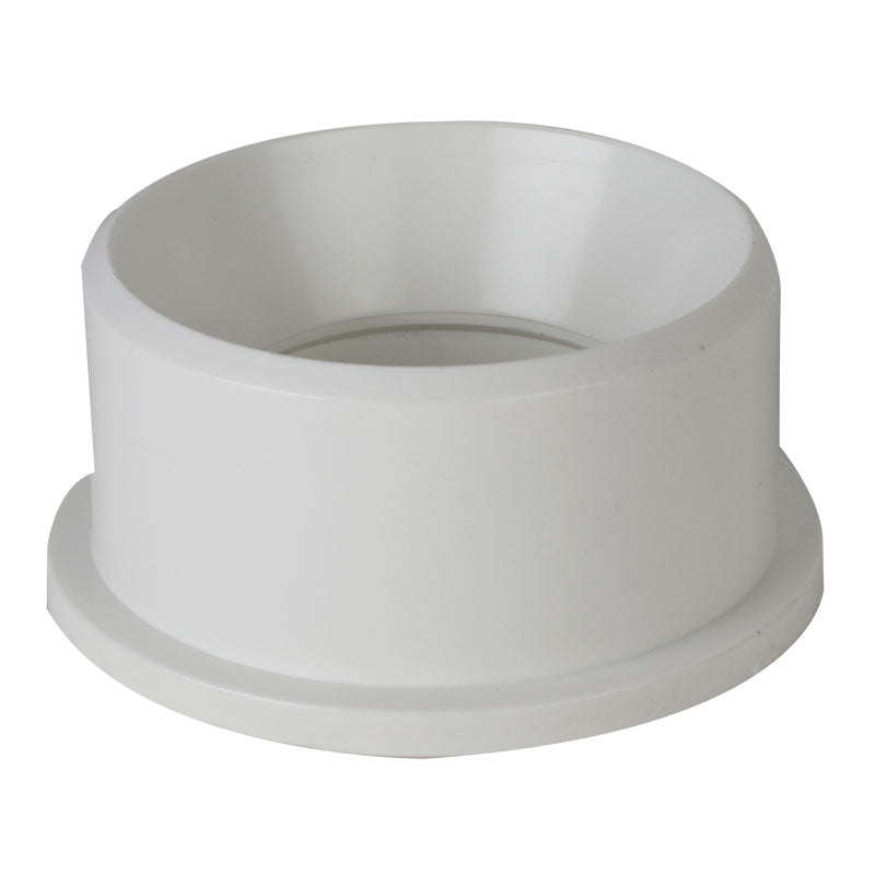 PVC sanitary reducing coupling 3" to 1-1/2" thick wall
