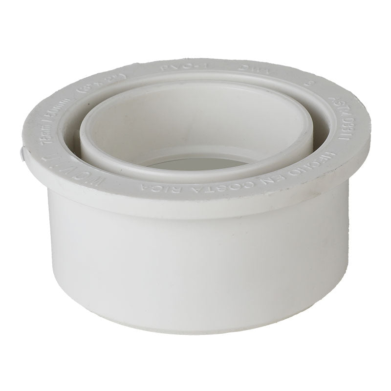 PVC sanitary reducing coupling 3