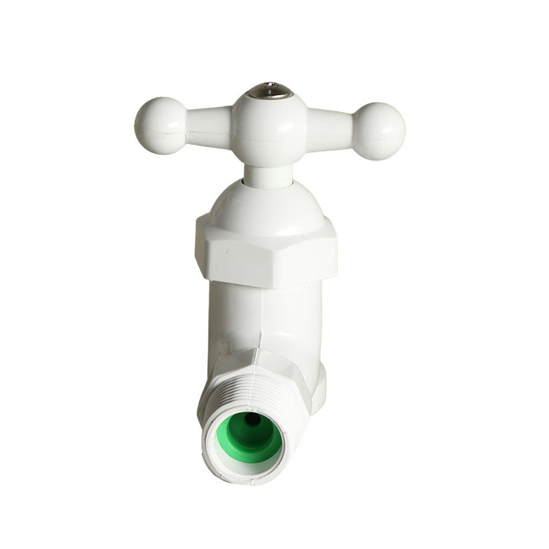 White PVC jet valve 1/2"