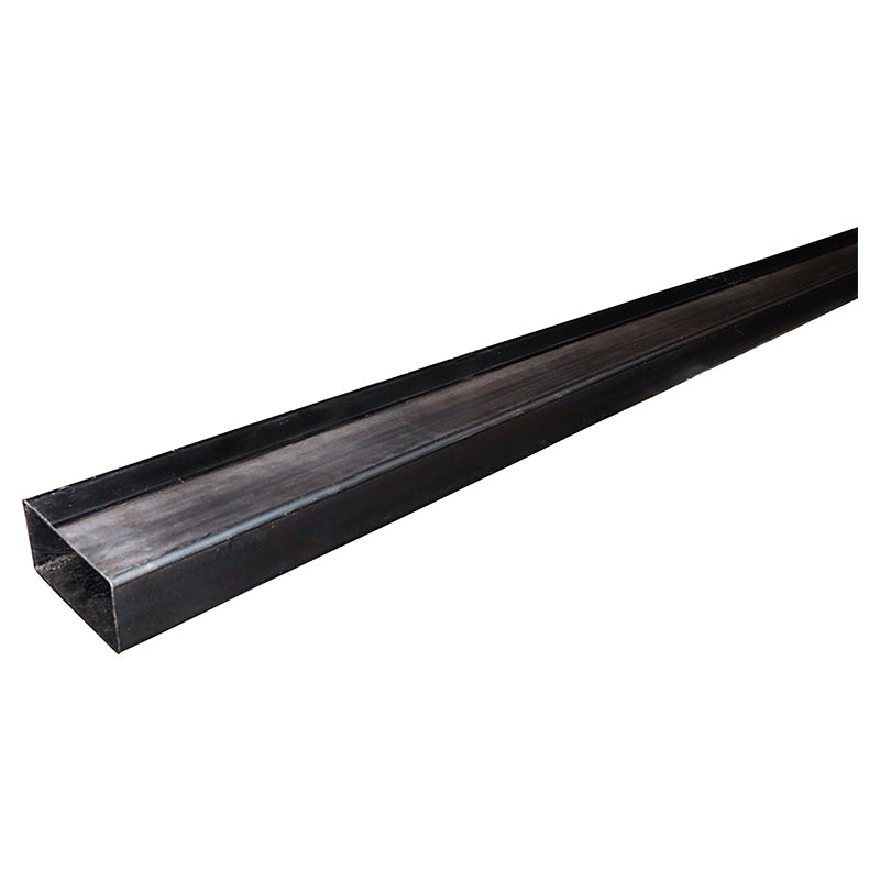 Tubo estructural rectangular negro 100x200  c2-38 mm 6 m