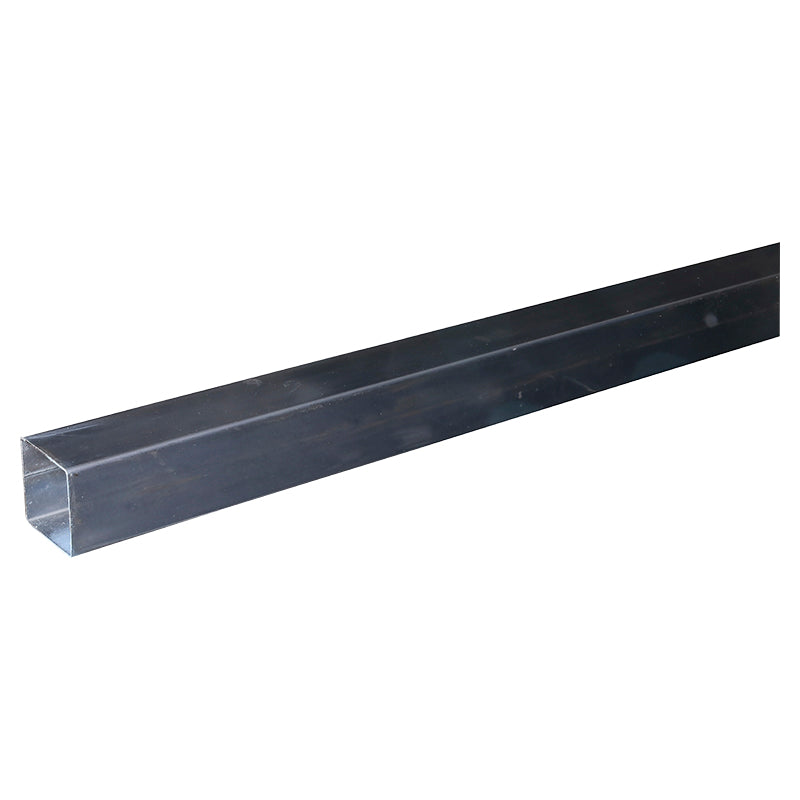 Black square structural tube 72x72 c1-2 mm 6 m
