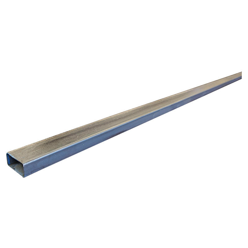 Rectangular industrial black tube 25x50 c1-5 mm 6 m