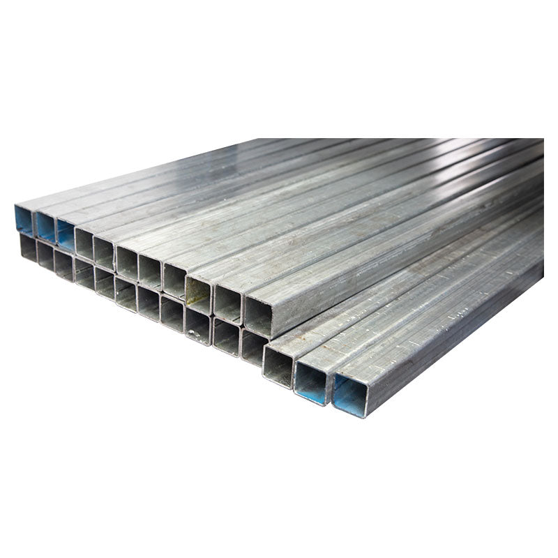 Galvanized square industrial tube 25x25 c1-2 mm 6 m