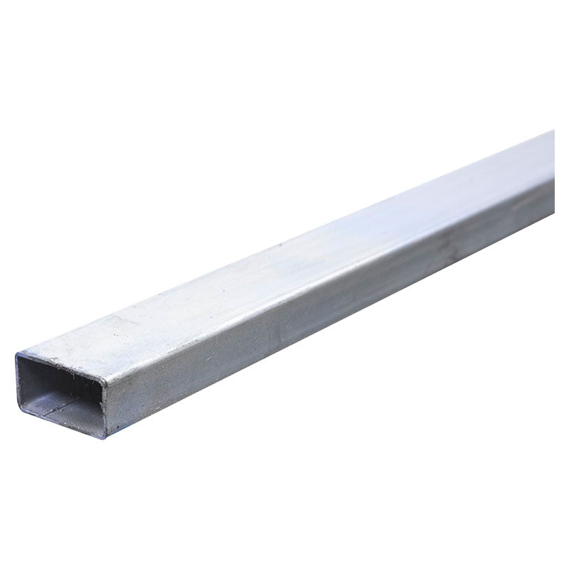 Galvanized steel industrial pipe 25 x 50 mm 1.2 mm gauge 6 m
