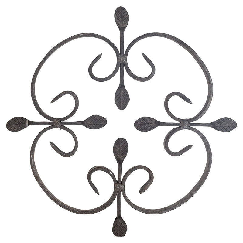 Roseta 25 cm de hierro forjado