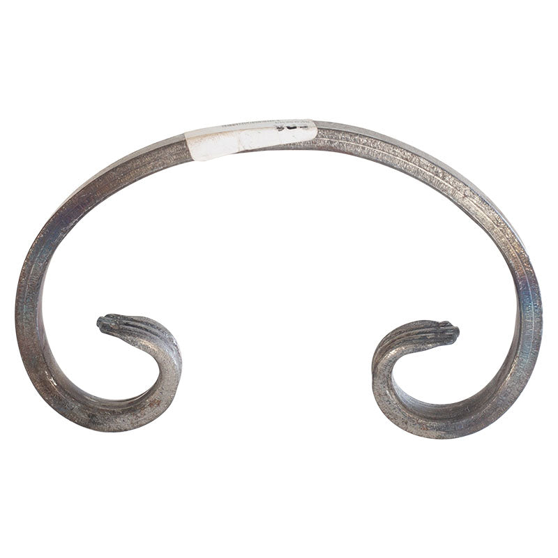 Wrought iron scroll 75 X 130 mm