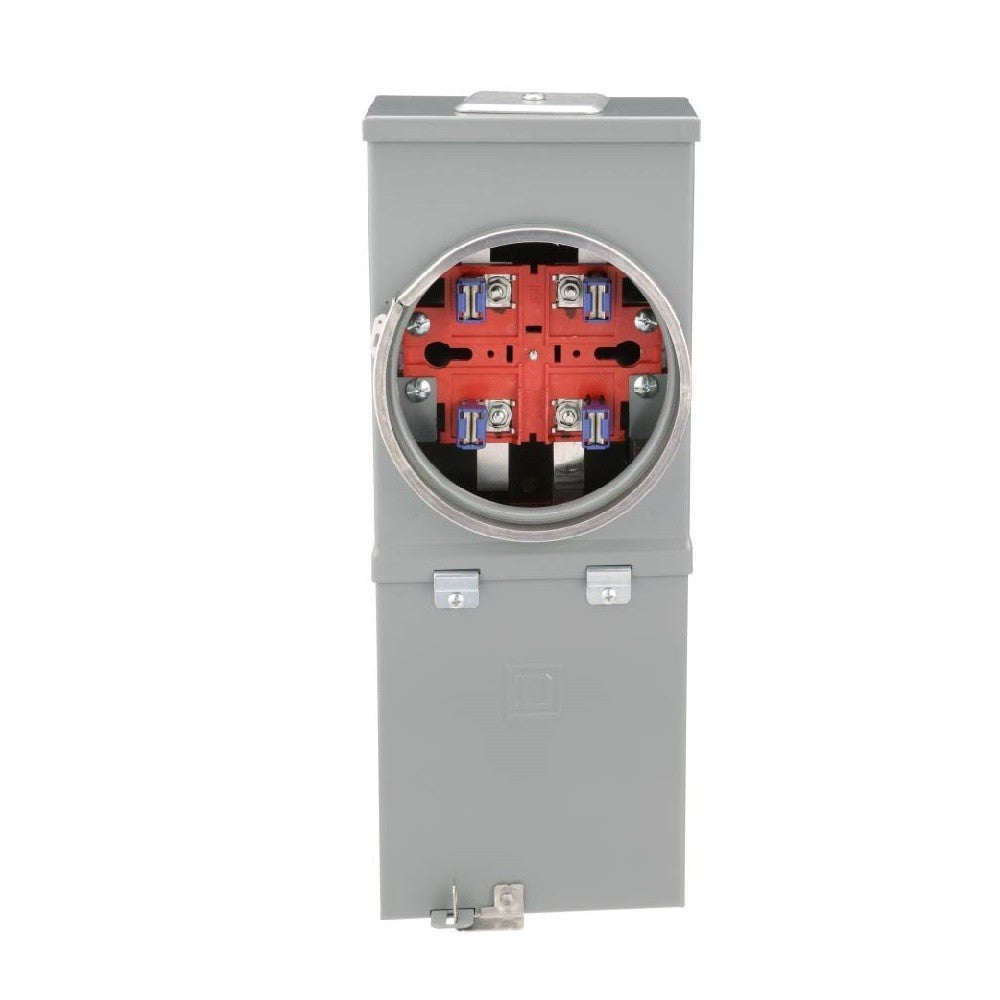 Meter base + 100 A Square D main breaker combo