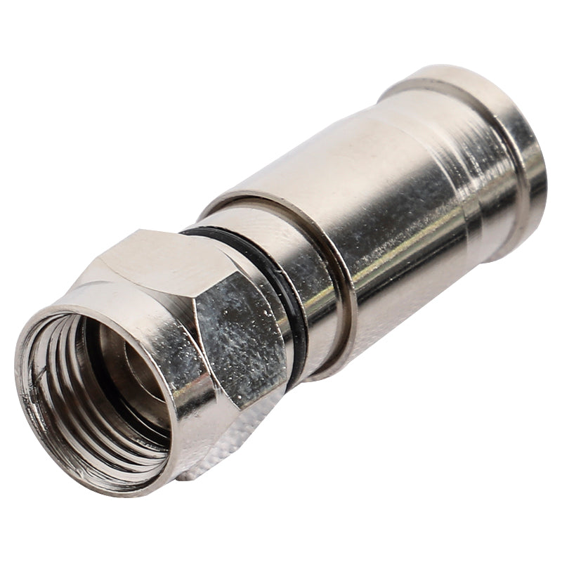 Set of 2 metal RG6 coaxial adapter fittings