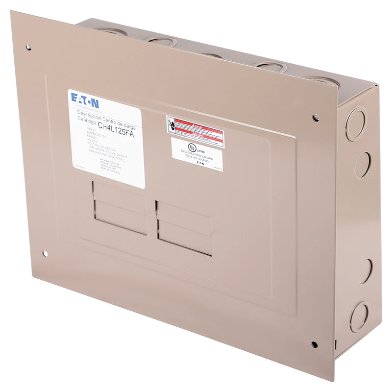 CH single-phase load center 4P 125A flush mount 1ph 3w NS