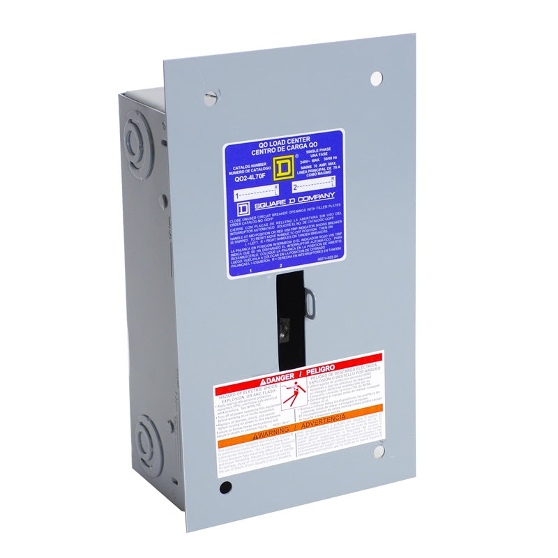 Square D QO 2P 70 A flush mount load center