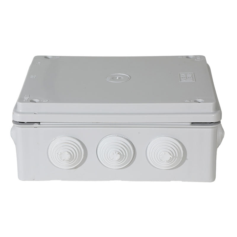 Watertight box with 10-entry cones 190 x 150 x 70 mm