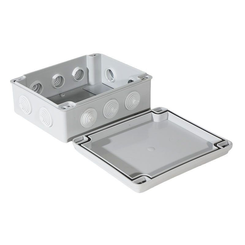 Watertight box with 10-entry cones 190 x 150 x 70 mm