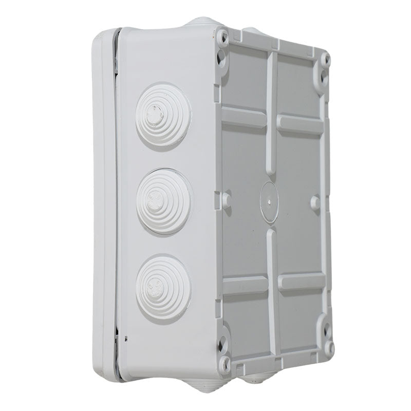 Watertight box with 10-entry cones 190 x 150 x 70 mm