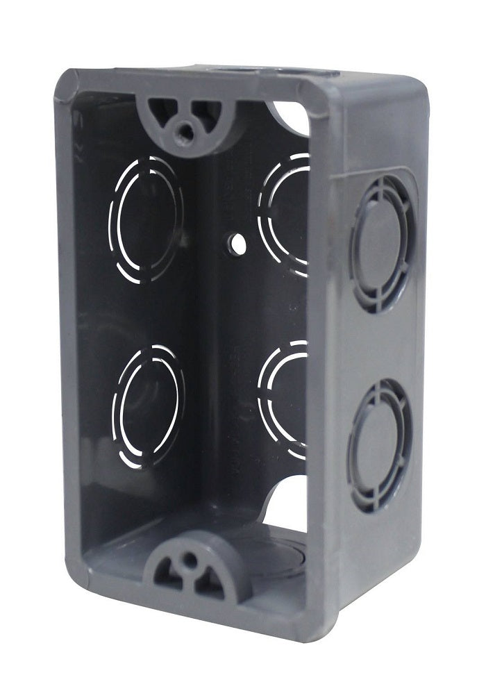 Caja rectangular PVC conduit