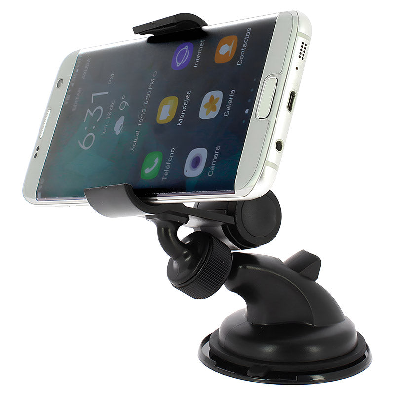 Soporte flexible para teléfono con ventosa
