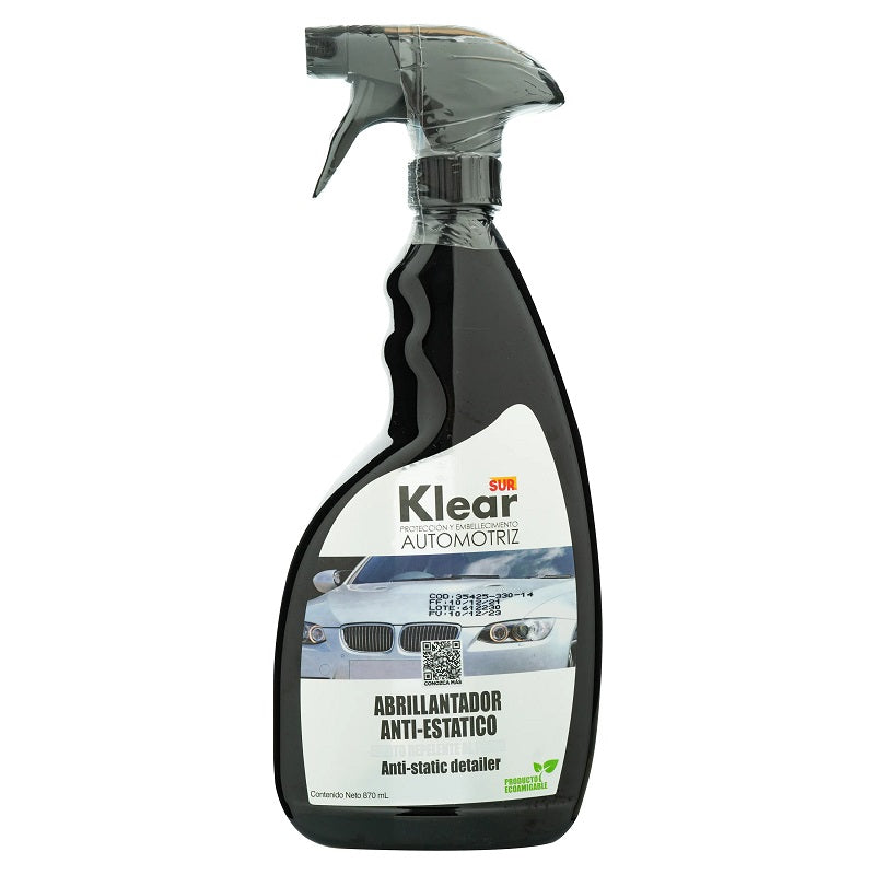 Abrillantador automotriz antiestático 870 ml Klear