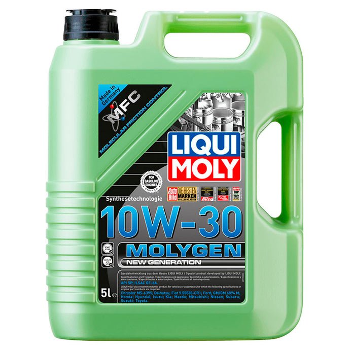 10w30 5 liters synthetic Molygen Liqui Moly engine oil – Ferretería EPA