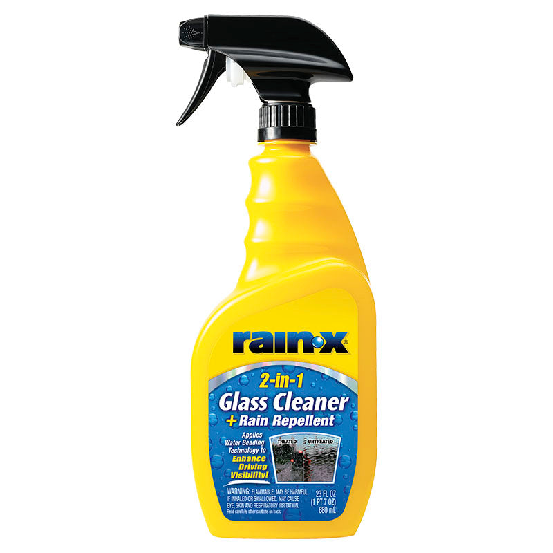 Rain X 2-in-1 Glass Cleaner and Repellent 23 oz (680 ml)