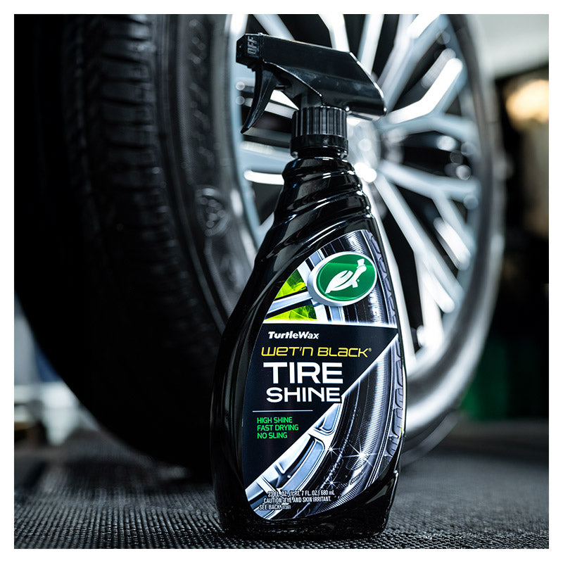 Turtle Wax Wet'n Black Tyre Cleaner & Shine 23 oz (680 ml)