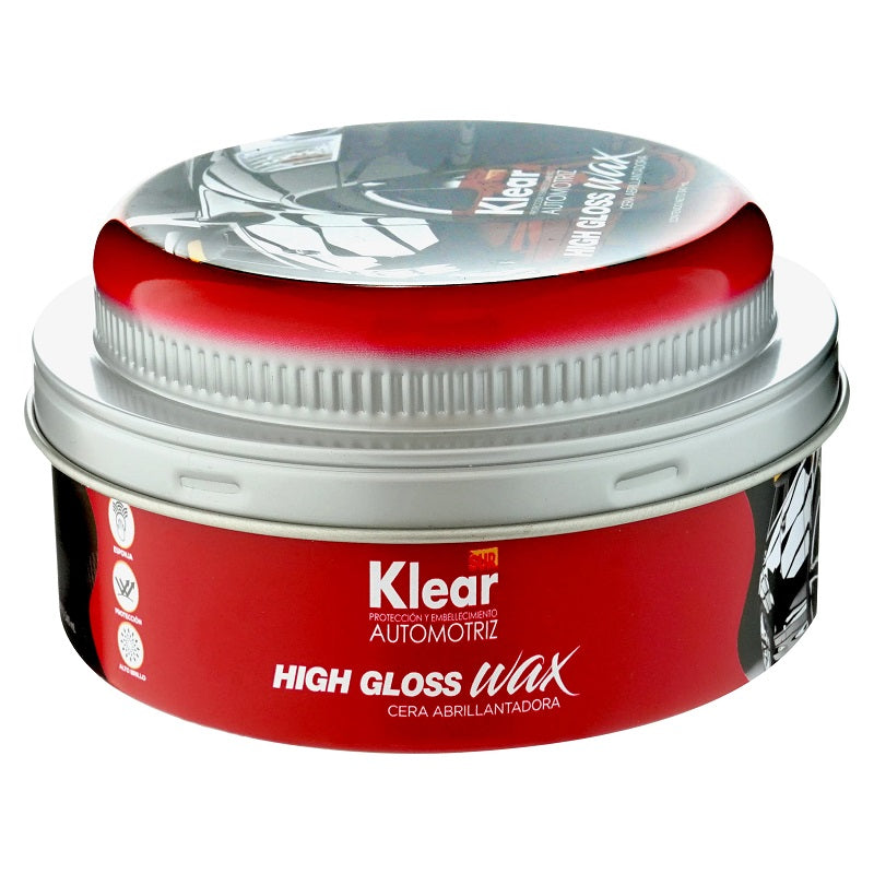 Cera automotriz de alto brillo 340 ml Klear