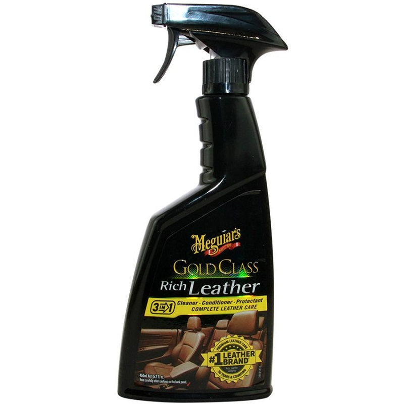 Meguiar's limpiador y protector de cuero Gold Class Rich Leather spray 450 ml