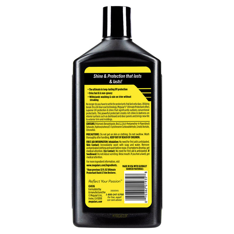 Protector de plásticos y hules Ultimate Protectant Meguiar's 355 ml