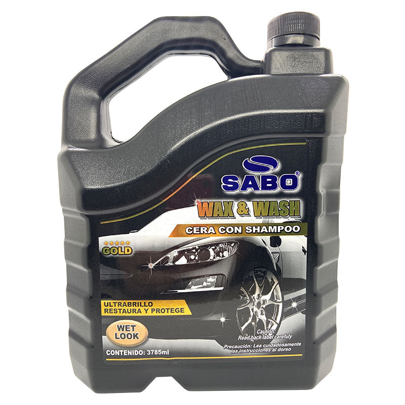 Wax with shampoo 1 gal (3.785 ml)