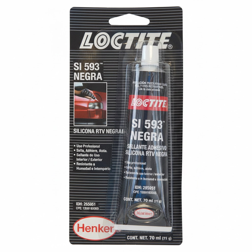 Silicón negro RTV 70 ml Loctite