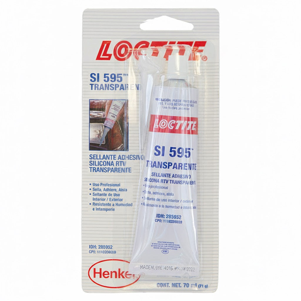 Silicón transparente RTV 70 ml Loctite