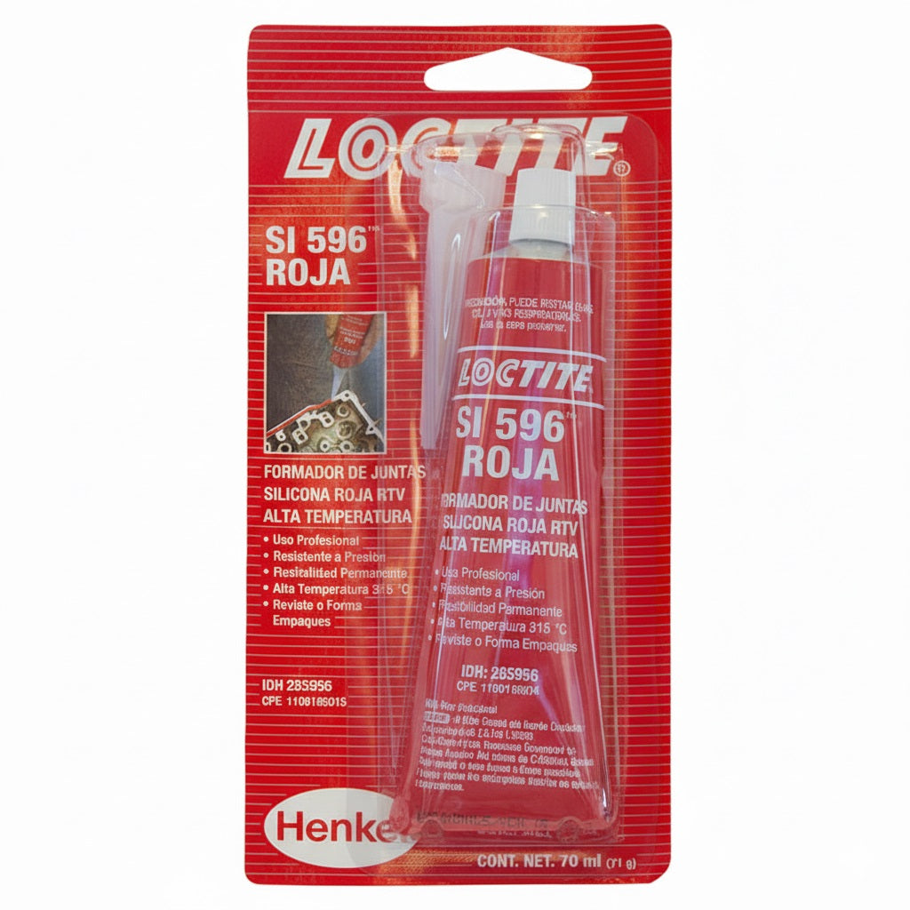 Silicón rojo RTV 70 ml Loctite