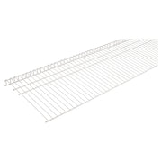 Closet shelf steel 183 x 30 cm white