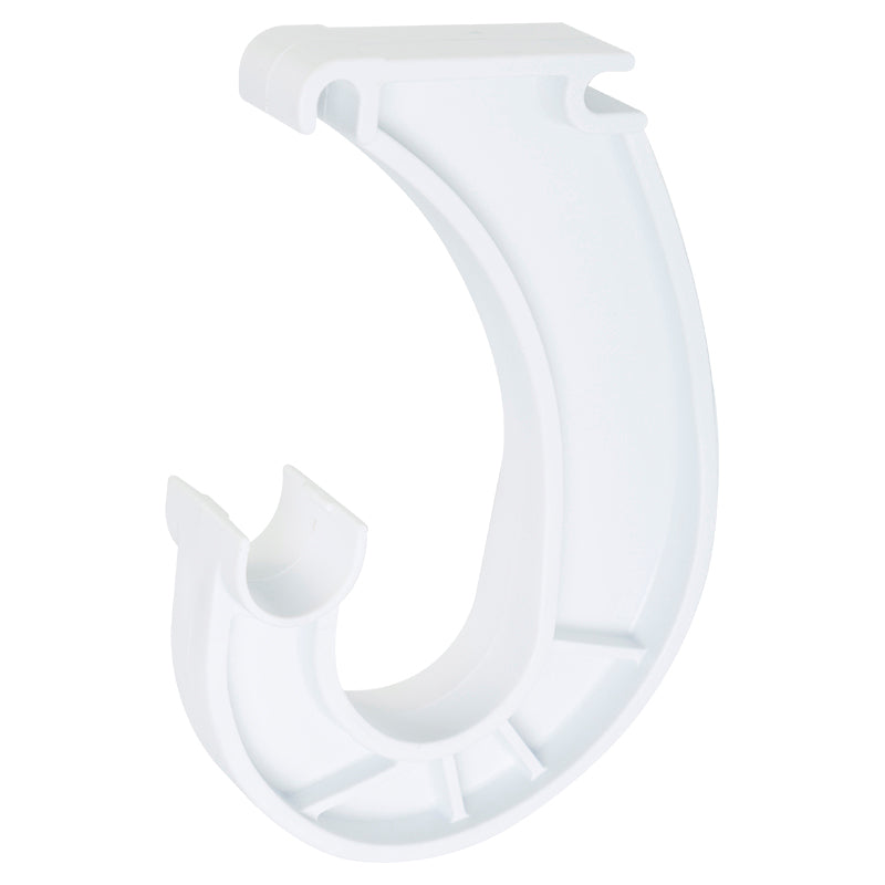 Plastic tube holder 14.6 x 2.7 x 10 cm white