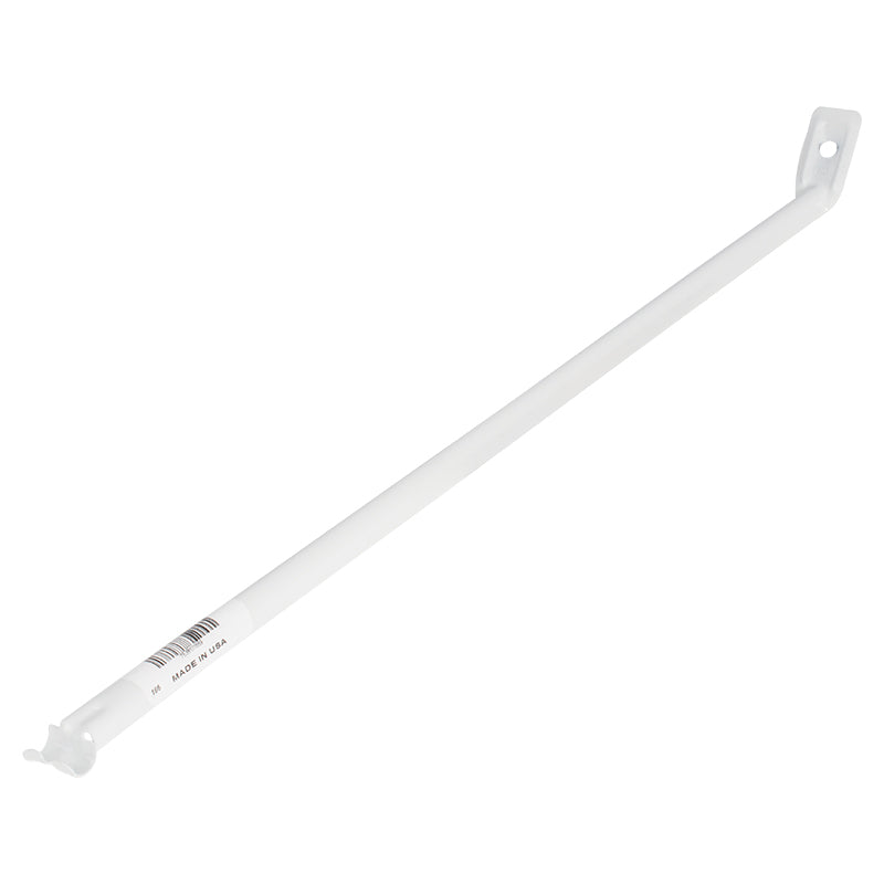Escuadra para clóset acero 30,5 x 2,5 cm blanca