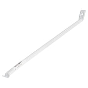 Escuadra para clóset acero 40,6 x 2,5 cm blanca