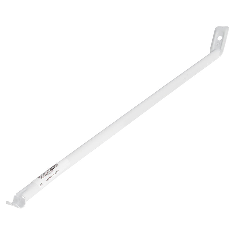 Escuadra para clóset acero 40,6 x 2,5 cm blanca