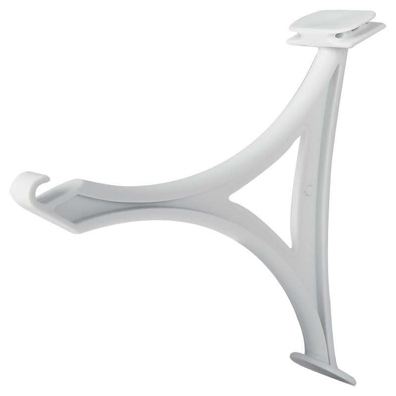 White resin shoe rack support for closet 14 x 14 cm