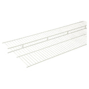 White steel closet rack 244 x 40 cm
