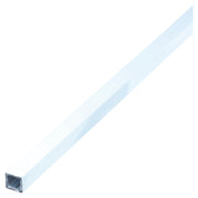 White aluminum closet rail 216 x 1.3 cm