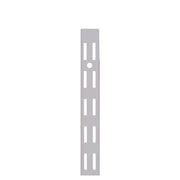 30.5 x 2.5 cm white steel shelftrack rail support