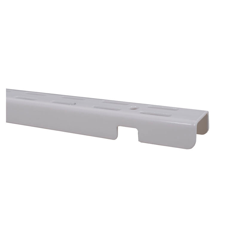 Steel shelftrack wall standard 76.5 x 2.5 cm white