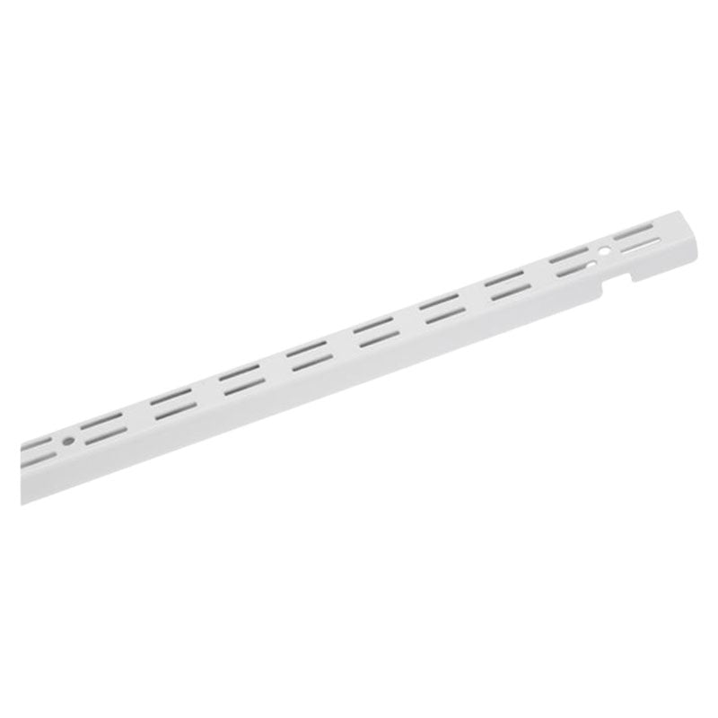 Riel vertical acero 213 cm blanco